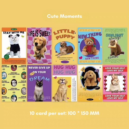Cute Moments Aesthetic Wall Card Set (10pcs)