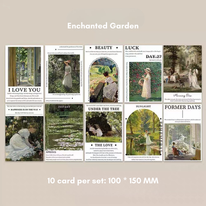 Enchanted Garden Aesthetic Wall Card Set (10pcs)
