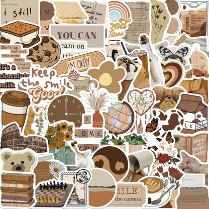 Aesthetic Sticker Pack (50–60 pcs)