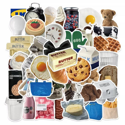 Aesthetic Sticker Pack (50–60 pcs)
