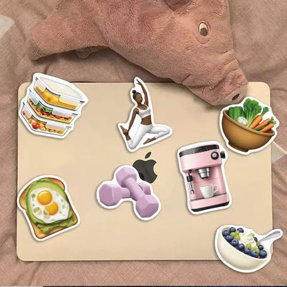 Aesthetic Girl Lifestyle Sticker Pack (50pcs)
