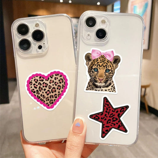 Leopard Aesthetic Girl Sticker Pack (50pcs)