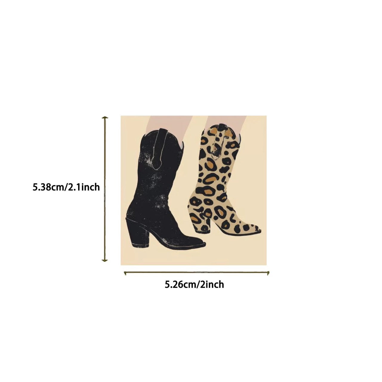 Leopard Aesthetic Girl Sticker Pack (50pcs)