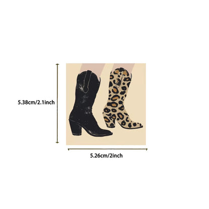 Leopard Aesthetic Girl Sticker Pack (50pcs)