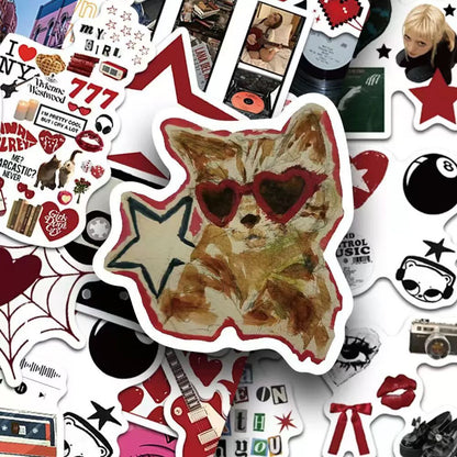 Vintage Y2K Aesthetic Sticker Pack (50pcs)