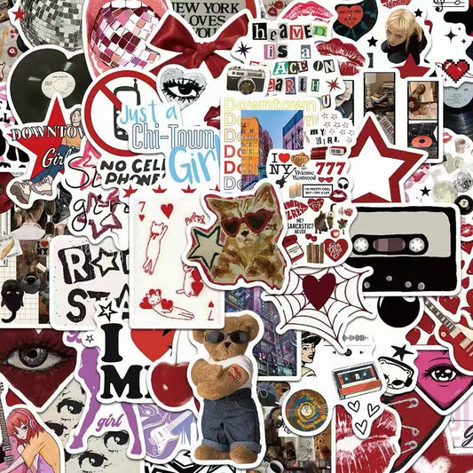 Vintage Y2K Aesthetic Sticker Pack (50pcs)