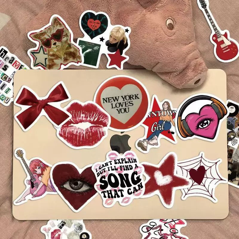 Vintage Y2K Aesthetic Sticker Pack (50pcs)