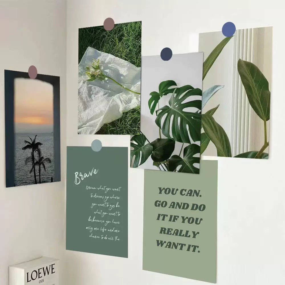Botanical Aesthetic Wall Card Set (10pcs)