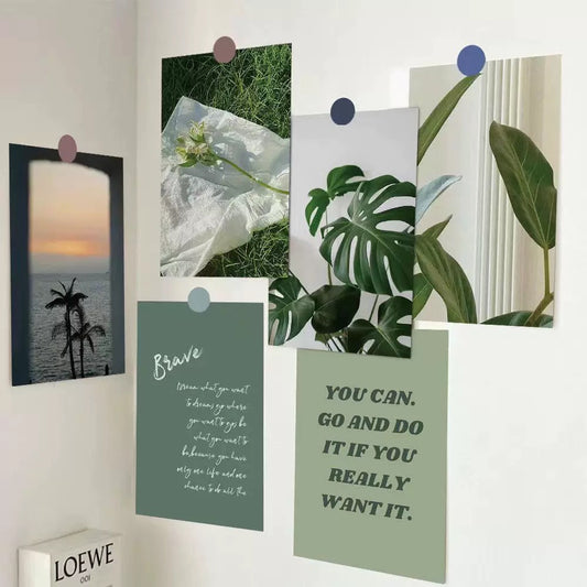 Botanical Aesthetic Wall Card Set (10pcs)