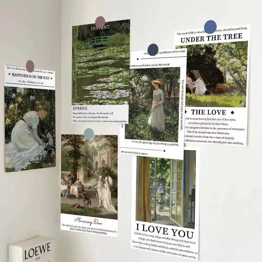 Enchanted Garden Aesthetic Wall Card Set (10pcs)