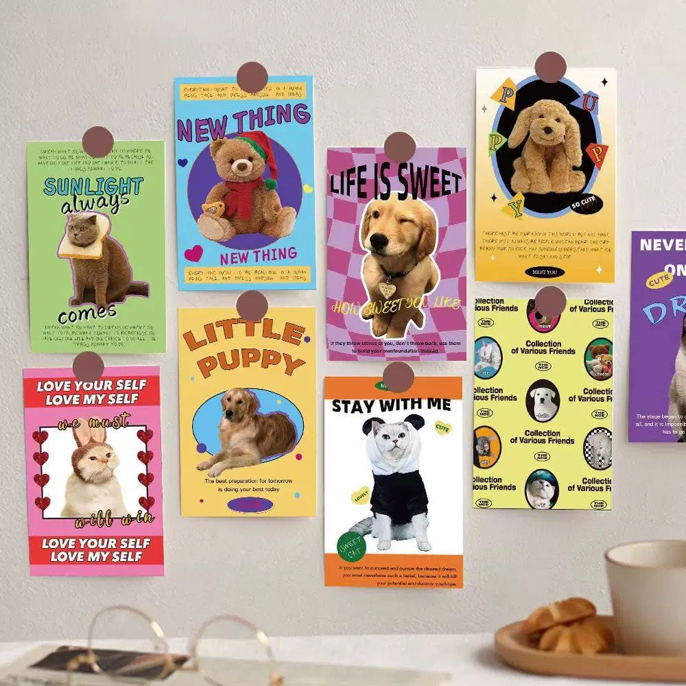Cute Moments Aesthetic Wall Card Set (10pcs)